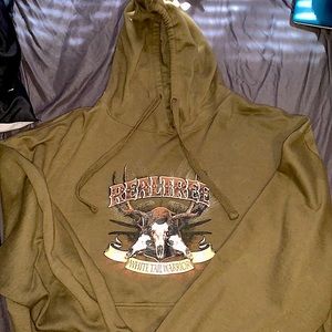 RealTree white tail warrior hoodie